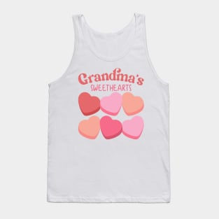 Grandmas Sweethearts Valentines Day Tank Top